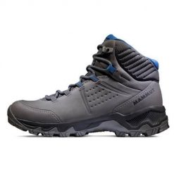 Buty trekkingowe damskie Mammut Nova Mid Iv Gtx. Szare obuwie sportowe damskie Mammut, bez wzorów, z materiału, trekkingowe. Za 942.00 zł.