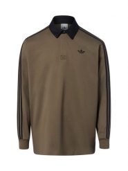 Adidas Originals koszulka polo Mężczyźni Bawełna (100%) zielony, L. Zielone koszulki polo męskie adidas Originals, l, bez wzorów, z bawełny, bez kołnierzyka, bez ramiączek. Za 239.95 zł.