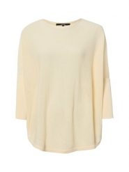 Someday Sweter z zawartością lnu - Tiraja Ease Kobiety Sztuczne włókno żółty, 40. Żółte swetry damskie someday., bez wzorów, z dzianiny, bez kołnierzyka, bez ramiączek, bez kaptura. Za 329.95 zł.