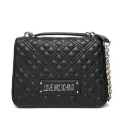 Torebka LOVE MOSCHINO. Czarne torebki do ręki damskie Love Moschino, bez wzorów, klasyczne, bez dodatków. Za 659.99 zł.