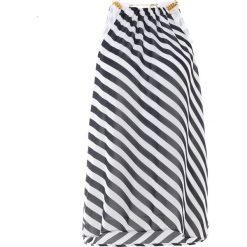 MICHAEL Michael Kors GRAPHIC CHAIN TOP Bluzka true navy/ white. Bluzki damskie marki MICHAEL Michael Kors, z materiału. Za 569.00 zł.