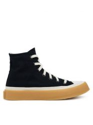 Converse Trampki Chuck Taylor All Star Retro Rubber A10682C Czarny. Czarne trampki męskie Converse, bez wzorów, z materiału, retro, bez zapięcia. Za 239.99 zł.