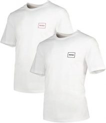 Zestaw koszulek męskich Hugo T-Shirt Dugopak (50548566-100). Białe t-shirty męskie Hugo Boss, l, bez wzorów, z bawełny, biznesowe, bez kołnierzyka. Za 289.76 zł.
