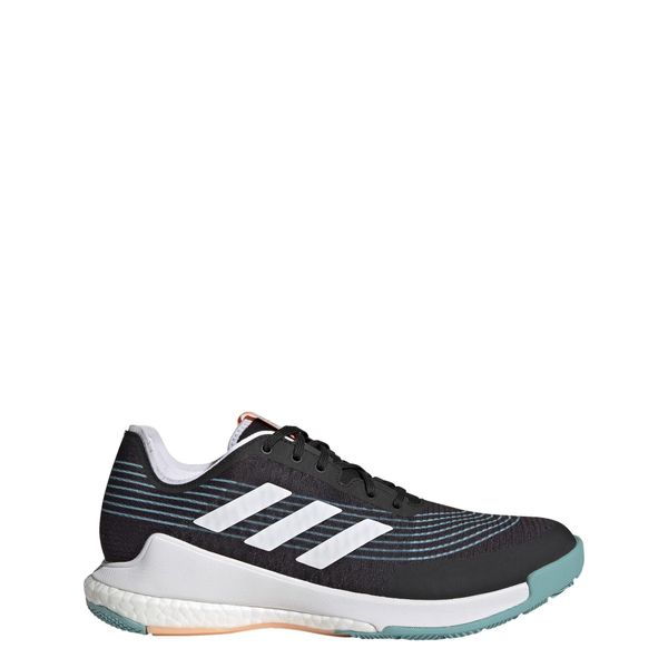 Buty do siatkówki Dorosły Adidas Crazyflight czarny. Białe obuwie sportowe damskie Adidas, bez wzorów, do piłki ręcznej. W wyprzedaży za 513.35 zł.