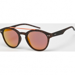 Polaroid - Okulary PLD6030. Brązowe okulary przeciwsłoneczne męskie Polaroid, z materiału. Za 279.90 zł.