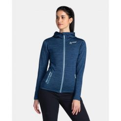 Damska bluza techniczna Kilpi SEVELEN-W. Czerwone bluzy sportowe damskie Kilpi, bez wzorów, z materiału, z kapturem, narciarskie. Za 267.13 zł.
