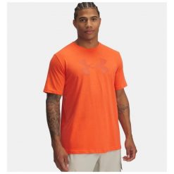 T-Shirt Męski Under Armour Koszulka Sportowa Odblaski. Brązowe koszulki sportowe męskie Under Armour, m, bez wzorów, bez kołnierzyka, bez ramiączek, do biegania. Za 129.99 zł.