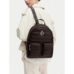 Plecak Beverly Hills Polo Club. Brązowe plecaki damskie Beverly Hills Polo Club, bez wzorów. Za 229.99 zł.