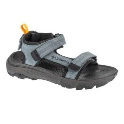 Męskie Sandały Peakfreak Rush Nubuck. Szare sandały męskie Columbia, z nubiku, bez zapięcia. Za 427.99 zł.