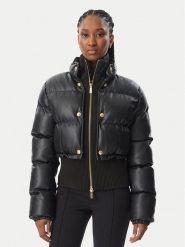 Just Cavalli Kurtka zimowa 81PAS405 CNDU2 Czarny Regular Fit. Czarne kurtki damskie Just Cavalli, na zimę, bez wzorów, z syntetyku, bez kaptura. Za 3,079.00 zł.