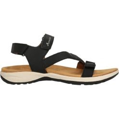 Sandały damskie Whistler Malena. Czarne sandały damskie Whistler, bez wzorów, z gumy, bez obcasa, bez zapięcia. Za 220.00 zł.