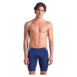 Jammery pływackie męskie arena Monogram Swim Jammer. Niebieskie kąpielówki męskie Arena, m, bez wzorów, do pływania. Za 169.99 zł.