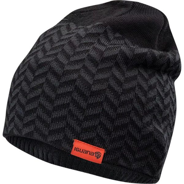 Czapka zimowa Iguana Levan. Czarne czapki i kapelusze męskie IGUANA, na zimę, bez wzorów. Za 34.90 zł.