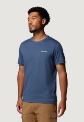 Koszulka crop top Mężczyzna COLUMBIA Parsons Point™ SS Back Graphic Tee. Niebieskie koszulki sportowe męskie Columbia, na lato, m, bez wzorów, z elastanu, bez kołnierzyka, bez ramiączek. Za 146.00 zł.