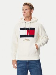 Tommy Hilfiger Bluza Gifting Flag MW0MW45189 Kremowy Regular Fit. Białe bluzy męskie Tommy Hilfiger, m, bez wzorów, z syntetyku, bez kaptura. Za 569.99 zł.