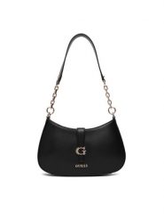 Guess Torebka Carrie HWVG9 896180 Czarny. Czarne torebki do ręki damskie Guess, z aplikacjami, ze skóry, bez dodatków. Za 549.99 zł.