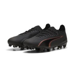 Buty piłkarskie dla dorosłych PUMA Ultra Ultimate FG/AG. Brązowe buty sportowe męskie Puma, z materiału, bez zapięcia, do piłki nożnej. Za 759.99 zł.