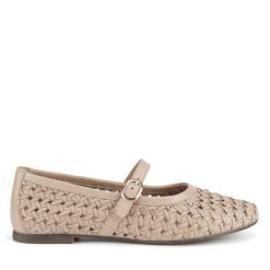 Baleriny Sergio Bardi. Brązowe baleriny damskie Sergio Bardi, bez wzorów, bez obcasa. Za 279.99 zł.