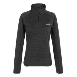 Polarowy Top Damski Suwak Do Połowy Yonder II. Niebieskie bluzy sportowe damskie Regatta, xl, bez wzorów, z polaru, bez kaptura, trekkingowe. Za 79.99 zł.