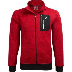 Bluza męska BLM610 - czerwony melanż - Outhorn. Czerwone bluzy męskie Outhorn, melanż. W wyprzedaży za 99.99 zł.