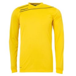 Jersey Uhlsport Stream 3.0 manches longues. Czarne koszulki sportowe męskie Uhlsport, s, bez wzorów, z jersey, bez kołnierzyka, bez ramiączek, na fitness i siłownię. W wyprzedaży za 70.50 zł.