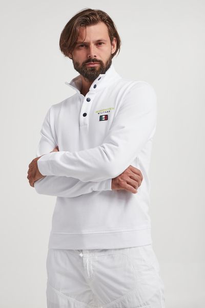 Bluza męska ze stójką AERONAUTICA MILITARE. Bluzy męskie Aeronautica Militare, m, bez wzorów, bez kaptura. Za 669.00 zł.
