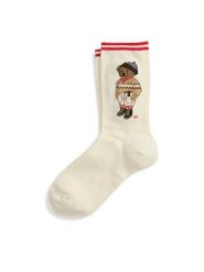 Polo Ralph Lauren Skarpety długie 455982952001 Écru. Skarpety damskie Polo Ralph Lauren, bez wzorów, z bawełny. Za 119.99 zł.