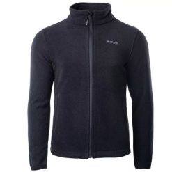 Polar męski Hi-Tec Henis - czarny, Rozmiar L. Czarne bluzy męskie Hi-tec, l, bez wzorów, z materiału, bez kaptura. Za 104.99 zł.