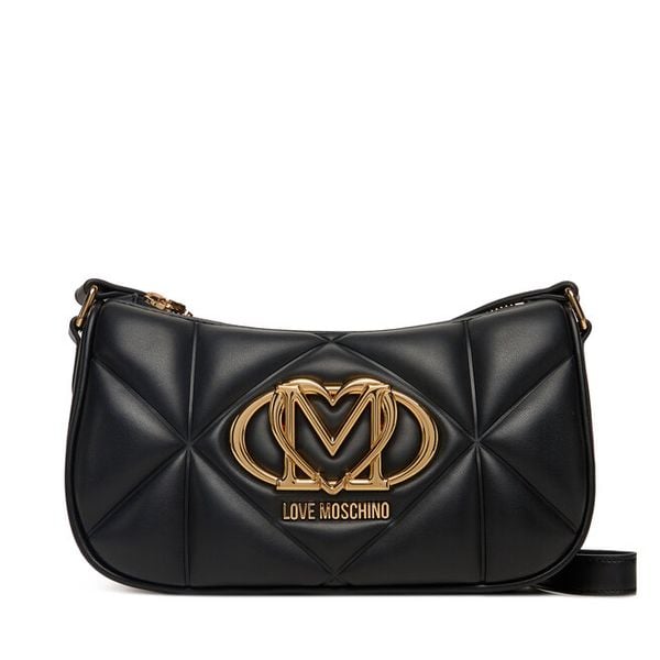 Torebka LOVE MOSCHINO. Czarne torebki do ręki damskie Love Moschino, bez wzorów, wizytowe, bez dodatków. Za 509.99 zł.