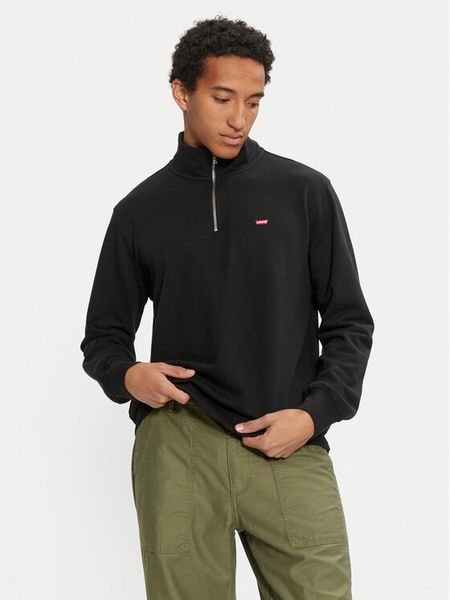 Levi's® Bluza Original A8606-0000 Czarny Standard Fit. Czarne bluzy męskie m, bez wzorów, z bawełny, bez kaptura. Za 259.99 zł.