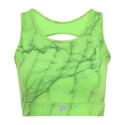 Top treningowy FILA Reboredo AOP. Zielone obuwie sportowe damskie Fila, bez wzorów, na fitness i siłownię. Za 82.99 zł.