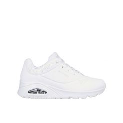 Buty na co dzień damskie SKECHERS UNO STAND ON AIR eko skóra. Czarne obuwie sportowe damskie Skechers, bez wzorów, ze skóry, trekkingowe. Za 303.00 zł.