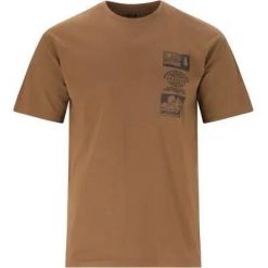 Whistler Arwen M S-S T-shirt - 100% bawełna, Teak. Brązowe t-shirty męskie Whistler, m, bez wzorów, z bawełny, bez kołnierzyka. Za 87.04 zł.