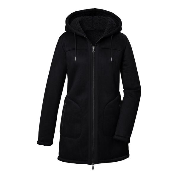 Parka damska z kapturem Killtec GW 63. Niebieskie parki damskie GIGA DX, bez wzorów, z materiału, z kapturem. Za 517.50 zł.