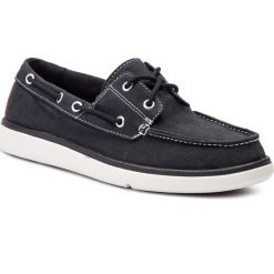 Mokasyny TIMBERLAND - Gateway Pier Boat TB0A2355001 Black Canvas. Czarne mokasyny męskie Timberland, z gumy, klasyczne, bez zapięcia. W wyprzedaży za 269.00 zł.
