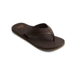 Sandały dla Mężczyzn CARVER NATURAL Brązowy. Brązowe sandały męskie Quiksilver, z gumy, bez zapięcia. Za 319.99 zł.