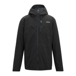 Męska Kurtka Wodoodporna Radler. Czarne kurtki męskie Regatta, m, bez wzorów, trekkingowe. Za 347.99 zł.