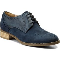 Oxfordy CLARKS - Netley Rose 261309374 Navy Combi. Półbuty damskie marki Clarks. W wyprzedaży za 299.00 zł.