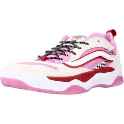 Buty VANS UA BRUX WC Rose. Czerwone trampki i tenisówki damskie Vans, bez wzorów, ze skóry, bez zapięcia. Za 288.99 zł.