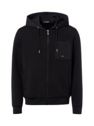 KARL LAGERFELD bluza z kapturem Mężczyźni czarny, XXL. Czarne bluzy męskie KARL LAGERFELD, m, bez wzorów, z kapturem. Za 999.95 zł.