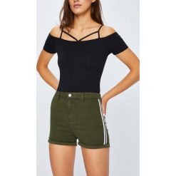 Tally Weijl - Szorty. Szare szorty damskie TALLY WEIJL, z bawełny, casualowe. W wyprzedaży za 49.90 zł.