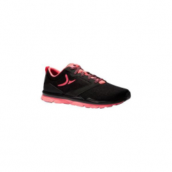 Buty fitness kardio 500 damskie. Czarne obuwie sportowe damskie DOMYOS, z gumy. Za 119.99 zł.