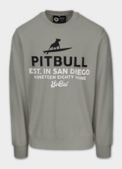 Bluza męska Pitbull SURFING DOG. Czerwone bluzy męskie PITBULL, l, bez wzorów, z bawełny, bez kaptura. Za 159.99 zł.