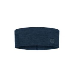 Opaska z wełny merino Buff Merino Wide Headband. Niebieskie czapki i kapelusze męskie Buff, bez wzorów, z wełny, sportowe. Za 116.10 zł.