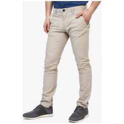 Timberland Spodnie Sargent Lake Slw Stretch Poplin Slim Chin , szary, rozmiar 32/32. Szare eleganckie spodnie męskie Timberland, z aplikacjami, z bawełny. W wyprzedaży za 249.99 zł.