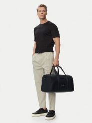 Tommy Hilfiger Torba weekendowa Th Foundation Duffle AM0AM14441 Czarny. Czarne torebki do ręki damskie Tommy Hilfiger, bez wzorów, bez dodatków. Za 649.99 zł.