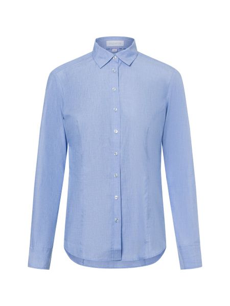 Brookshire Bluzka Kobiety Bawełna niebieski, 36. Niebieskie bluzki damskie brookshire, bez wzorów, z bawełny, eleganckie, bez kołnierzyka, bez ramiączek. Za 199.95 zł.