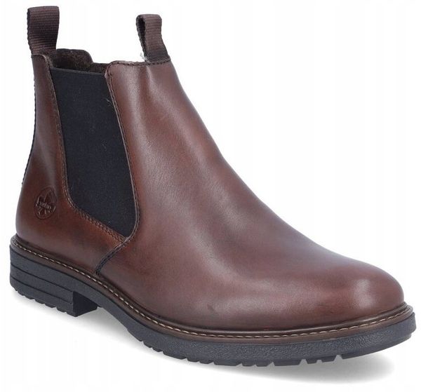 Rieker Booties Brązowe 44 (33180-26). Brązowe buty sportowe męskie Rieker, bez zapięcia. Za 364.10 zł.
