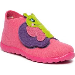 Kapcie SUPERFIT - 5-00295-55 S Rosa. Czerwone sandały dziewczęce Superfit, z materiału, bez zapięcia. Za 139.00 zł.