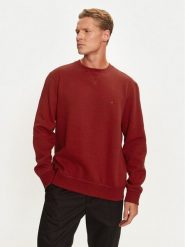 Tommy Hilfiger Bluza Essential MW0MW37232 Czerwony Regular Fit. Czerwone bluzy męskie Tommy Hilfiger, m, bez wzorów, z bawełny, bez kaptura. Za 259.99 zł.